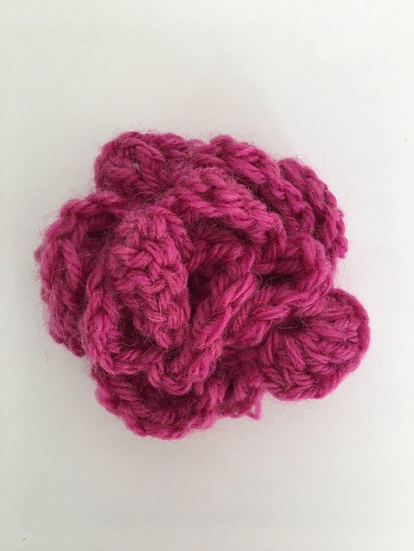 Knit Flower Hair Clips