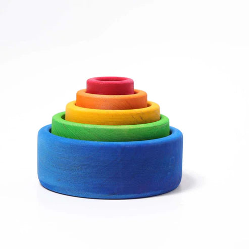 Grimm’s Rainbow Stacking Bowls