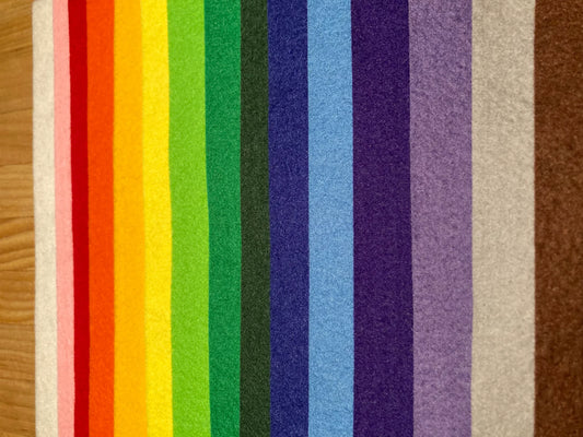Wool Felt Sheet - various colors