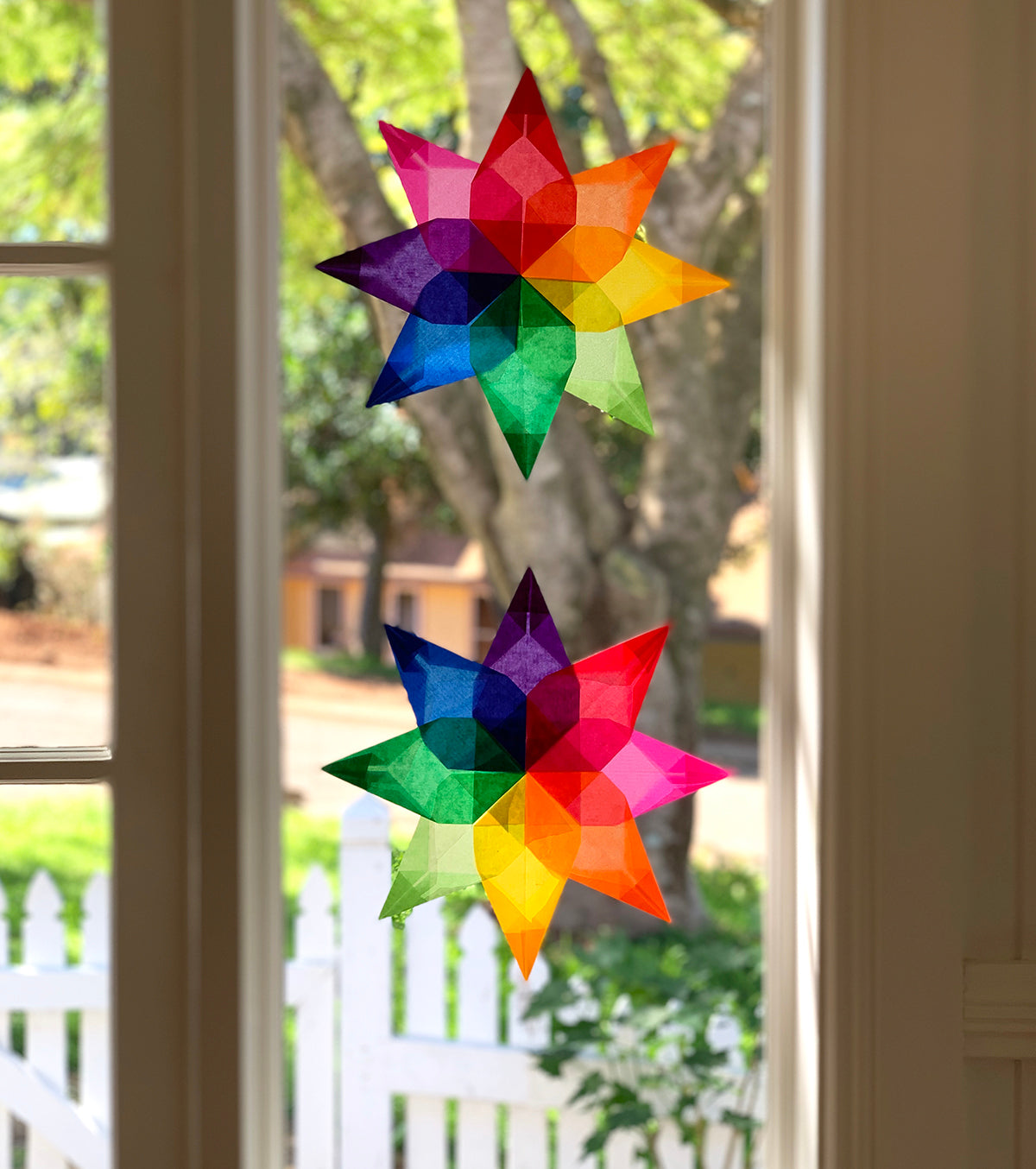 Kite Paper (window star transparency)
