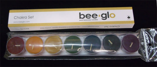 Bee glo Beeswax Candle - Chakra Tealights