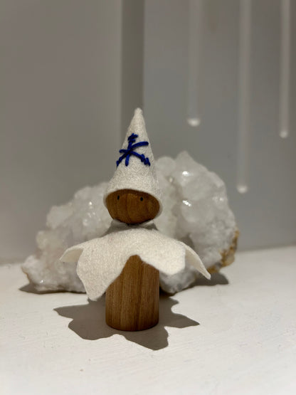 Snowflake Peg Doll