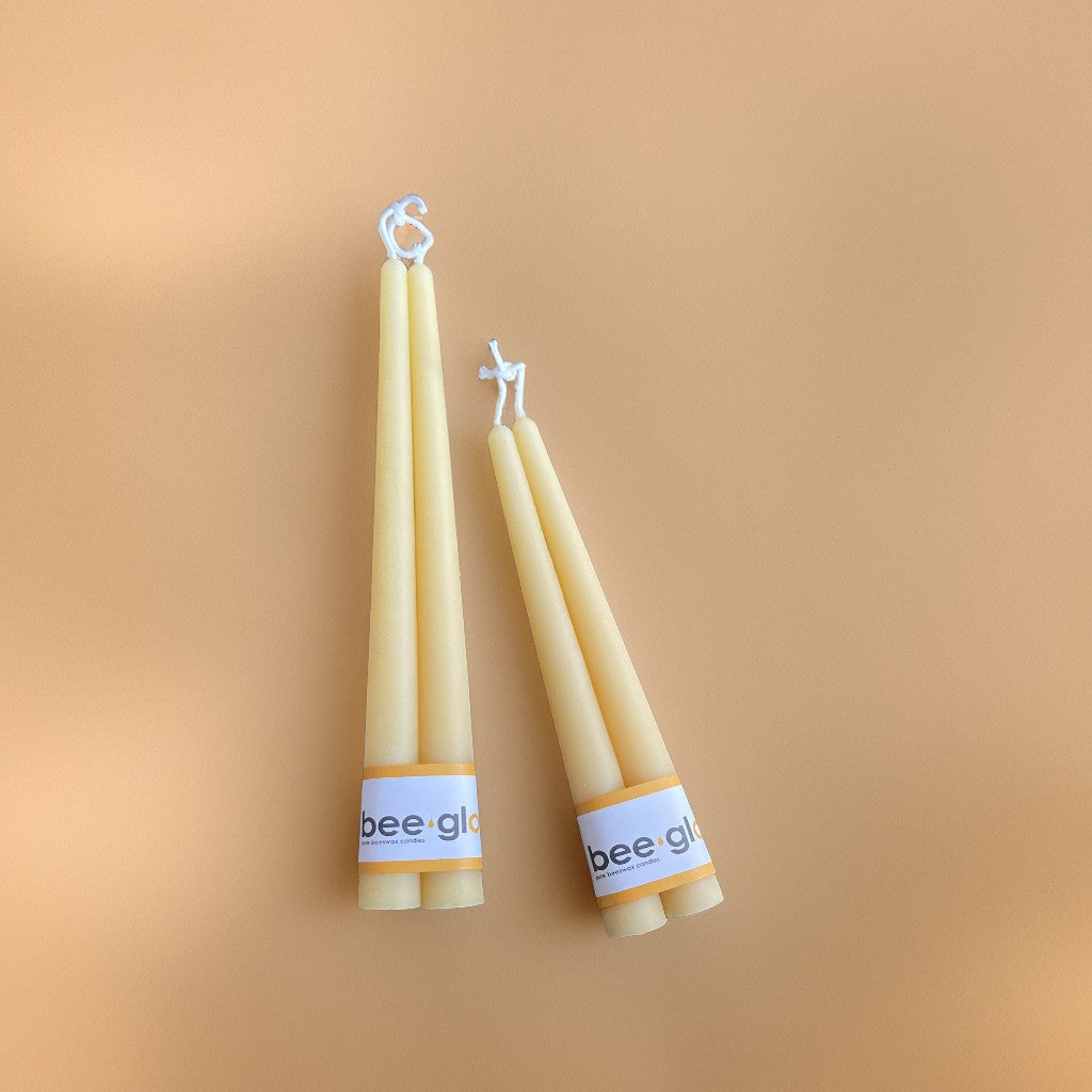 Bee glo Beeswax Candle - Tapers