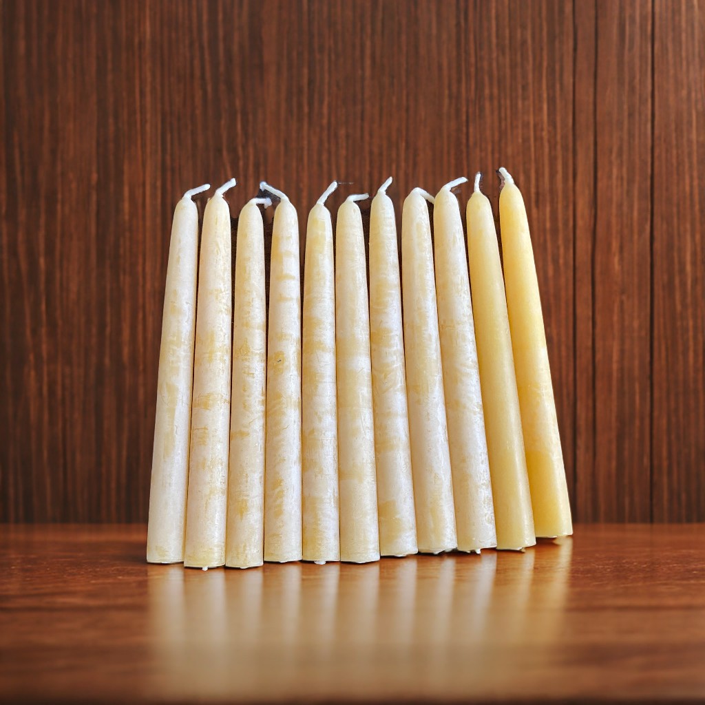 Beeswax candles -13mm