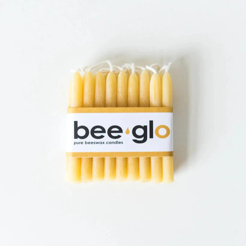 Bee glo Beeswax Candle - 18 Birthday Candles