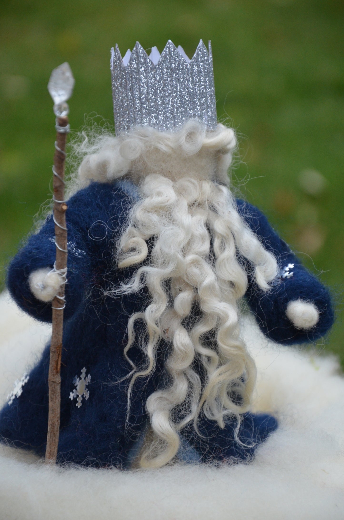 Needle Felted King Winter Workshop