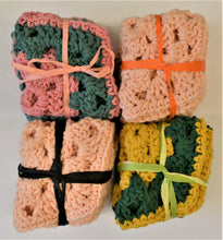Load image into Gallery viewer, Crochet Dish Cloths, 2pc
