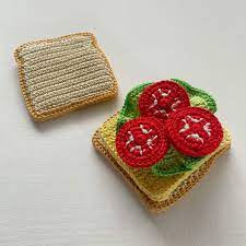 Crochet Food - Sandwich