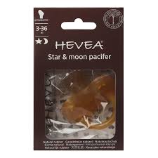 Natural Rubber Pacifier - Star and Moon