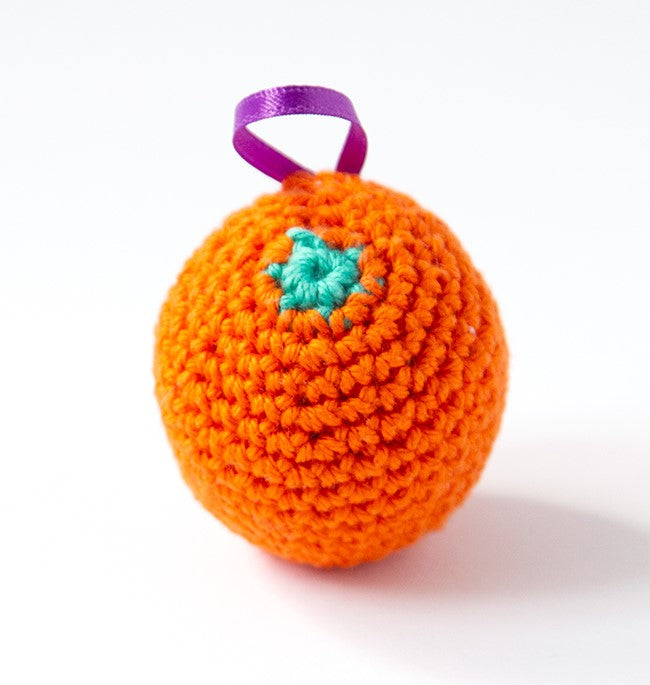Crochet Food - Orange