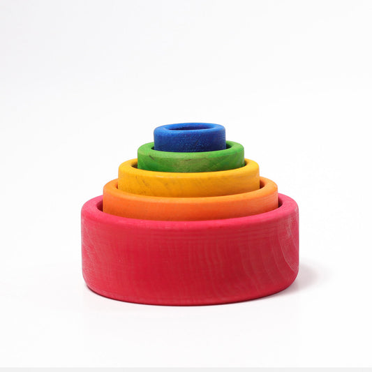 Grimm’s Rainbow Stacking Bowls