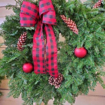 Evergreen Wreath (locally  made)